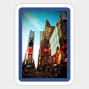 New York City Times Square America Sticker